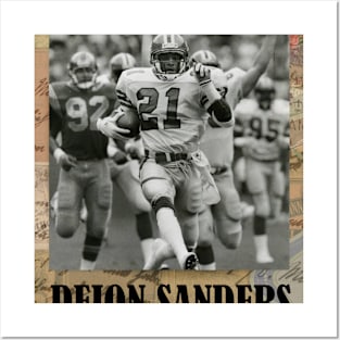 Deion Sanders // Vintage Frame Posters and Art